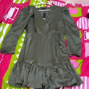 Steve Madden Olive Green Casual Dress